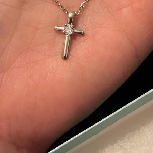 Park Lane silver Prayer necklace BNIB NEVER WORN - Picture 2 of 2